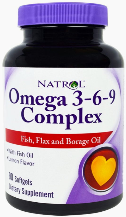 Natrol Omega 3-6-9 Complex, 90 Softgels