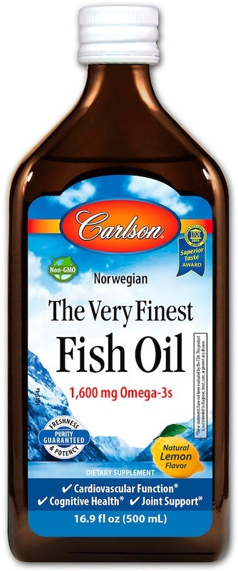 Carlson Labs The Very Finest Fish Oil Natural Orange, 500 ml.