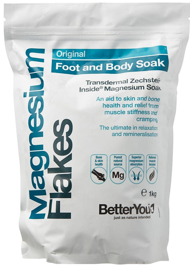 Better You Magnesium Flakes, 250g, 1000g or 5000g