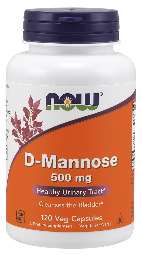 Now Foods D-Mannose 500mg, 240 vCapsules