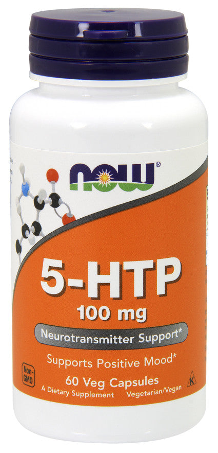 Now Foods 5-HTP 100mg, 60 vCapsules