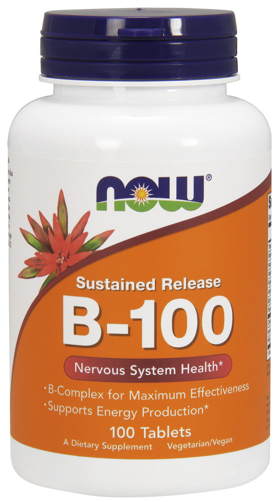 Now Foods Vitamin B-100 Sustained Release, 100 Tablets