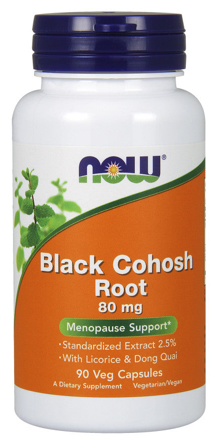 Now Foods Black Cohosh Root 80mg, 90 vCapsules