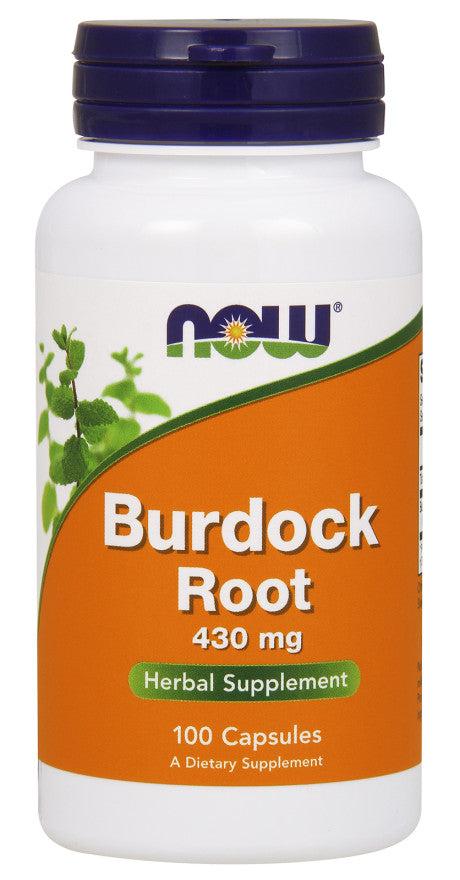 Now Foods Burdock Root 430mg, 100 Capsulesules