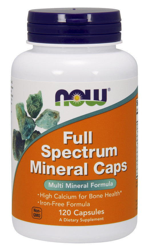 Now Foods Full Spectrum Minerals Iron-Free, 120 Capsules