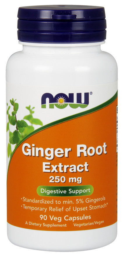 Now Foods Ginger Root Extract 250mg, 90 vCapsules