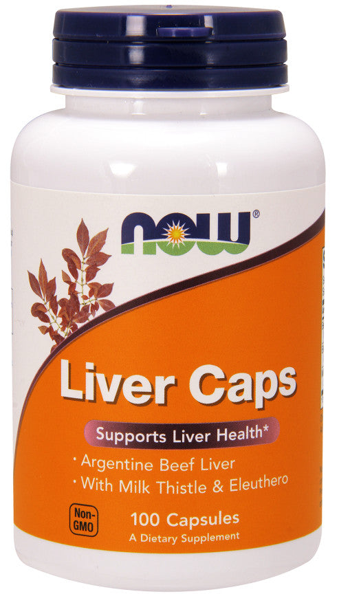 Now Foods Liver Caps, 100 Capsules