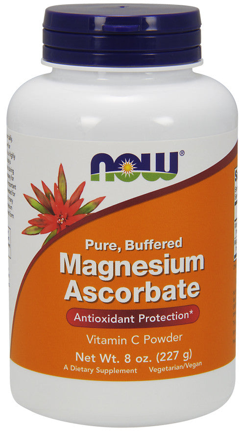 Now Foods Magnesium Ascorbate Pure Buffered Powder, 227g