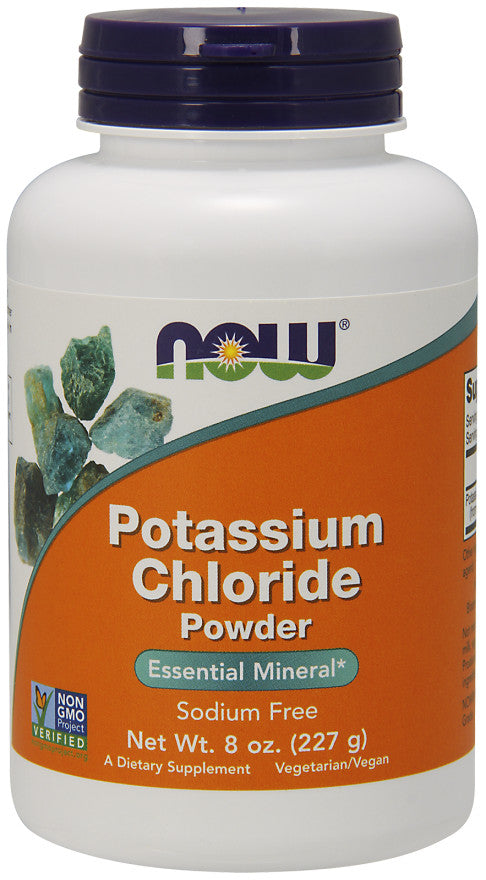 Now Foods Potassium Chloride Powder, 227g