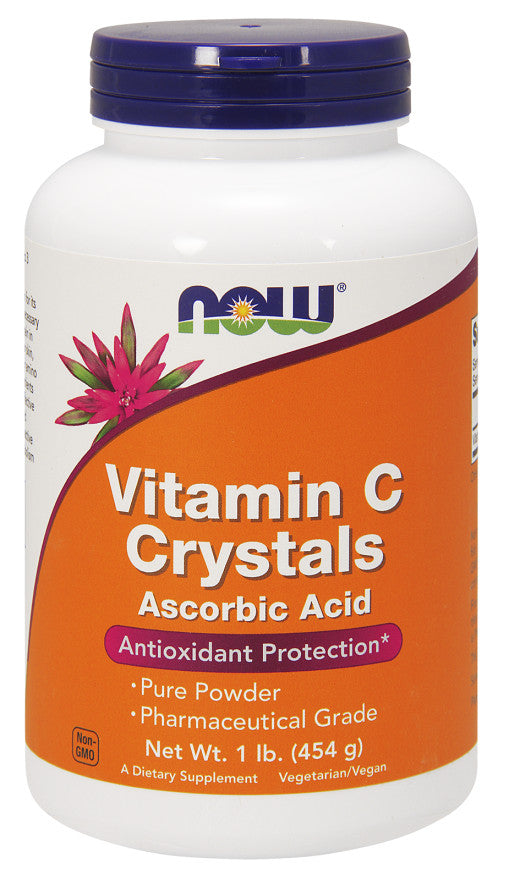 Now Foods Vitamin C Crystals, 454g