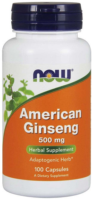 Now Foods American Ginseng 500mg, 100 vCapsules