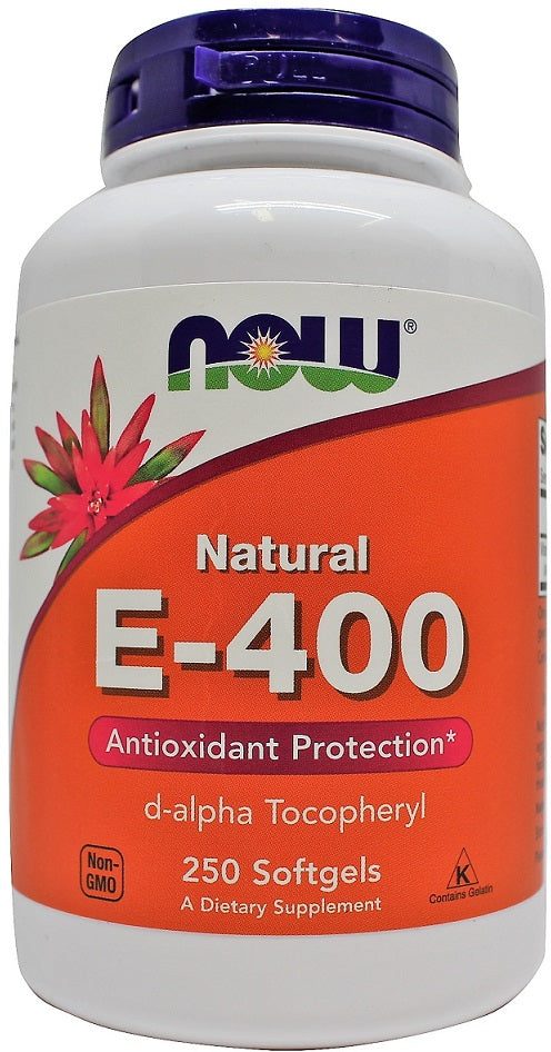 Now Foods Vitamin E-400 Natural, 250 Softgels