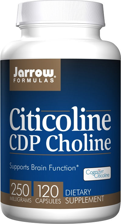 Jarrow Formulas Citicoline CDP Choline 250mg, 120 Capsules