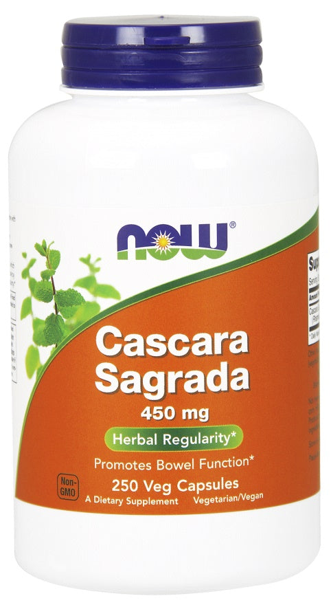 Now Foods Cascara Sagrada 450mg, 250 vCapsules