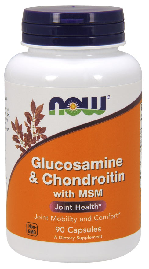 Now Foods Glucosamine & Chondroitin with MSM, 90 Capsules