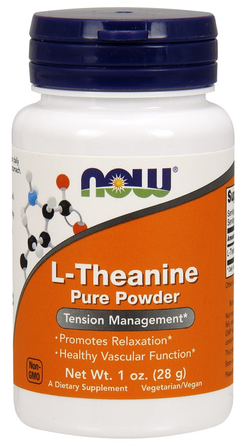 Now Foods L-Theanine Pure Powder, 28g