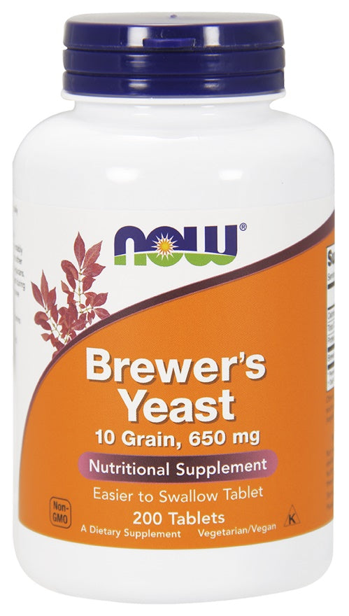 Now Foods Brewer's Yeast Tablets, 200 Tablets