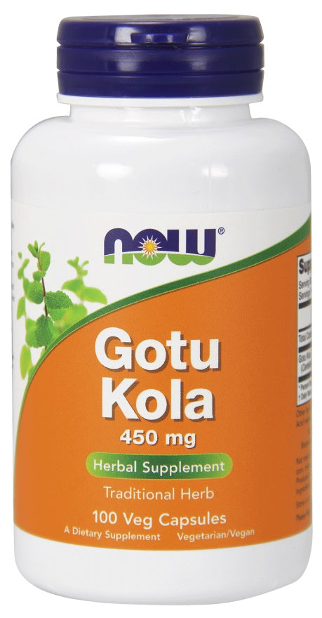 Now Foods Gotu Kola 450mg, 100 vCapsules