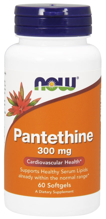 Now Foods Pantethine 300mg, 60 Softgels