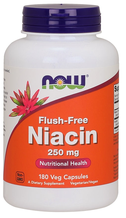 Now Foods Niacin Flush-Free 250mg, 180 vCapsules
