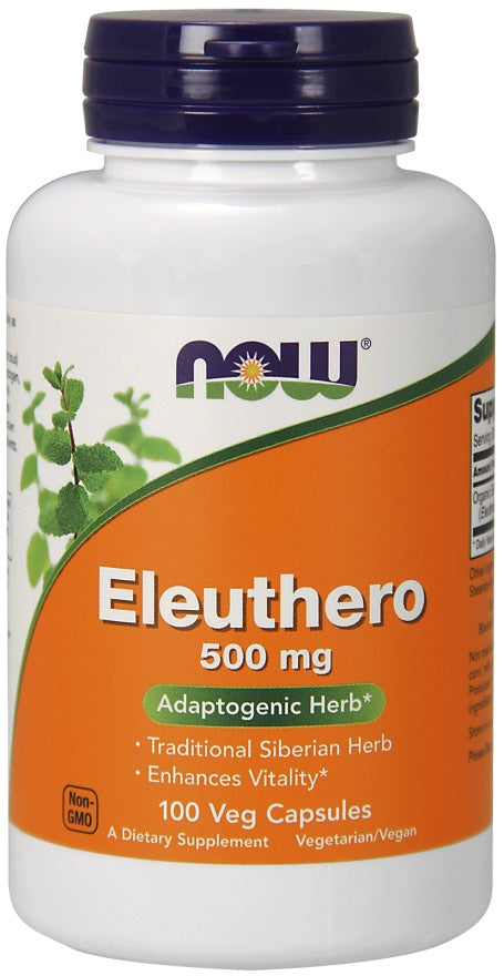 Now Foods Eleuthero 500mg, 100 vCapsules