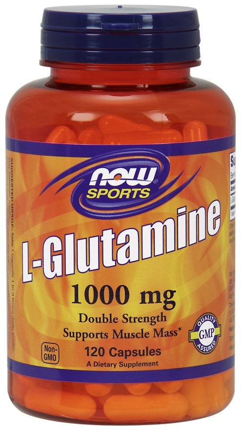 Now Foods L-Glutamine 1000mg, 120 vCapsules
