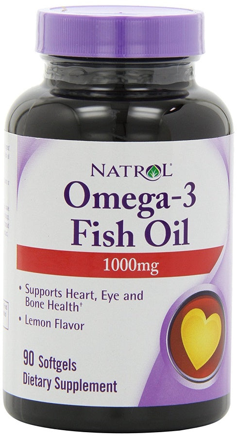 Natrol Omega-3 Fish Oil 1000mg, 90 Softgels