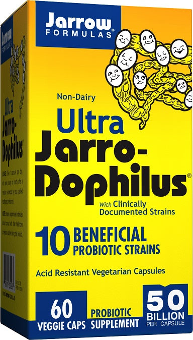 Jarrow Formulas Ultra Jarro-Dophilus 50 Billion, 60 vCapsules