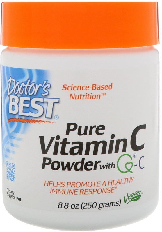 Doctor's Best Pure Vitamin C Powder with Quali-C, 250g