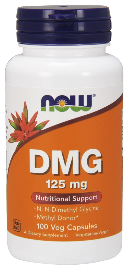 Now Foods DMG (Dimethylglycine) 125mg, 100 vCapsules