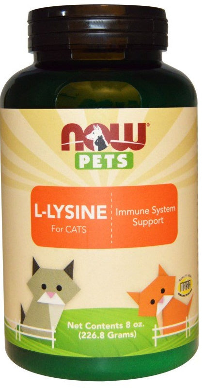 Now Foods Pets L-Lysine for Cats, 226g