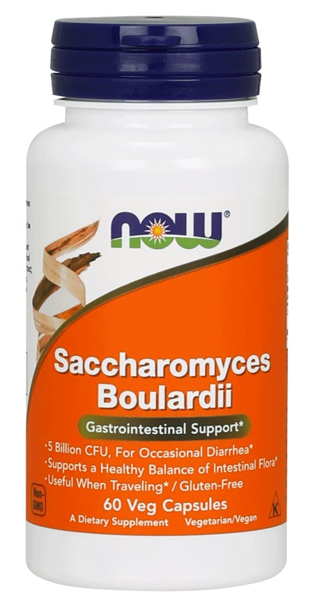 Now Foods Saccharomyces Boulardii, 60 vCapsules