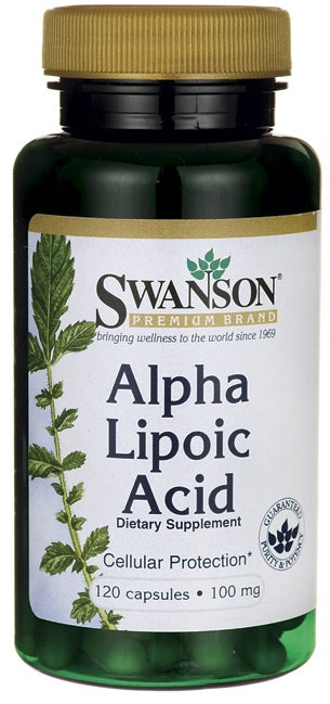 Swanson Alpha Lipoic Acid 100mg, 120 Capsules