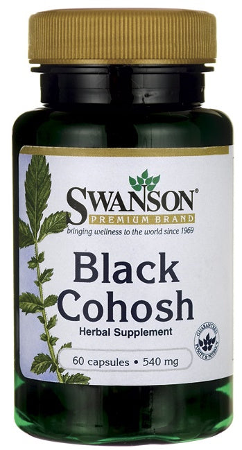 Swanson Black Cohosh 540mg, 60 Capsules