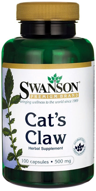 Swanson Cat's Claw 500mg, 100 Capsules