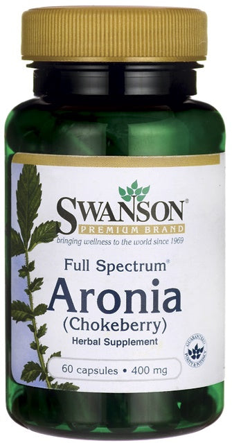 Swanson Full Spectrum Aronia (Chokeberry) 400mg, 60 Capsules