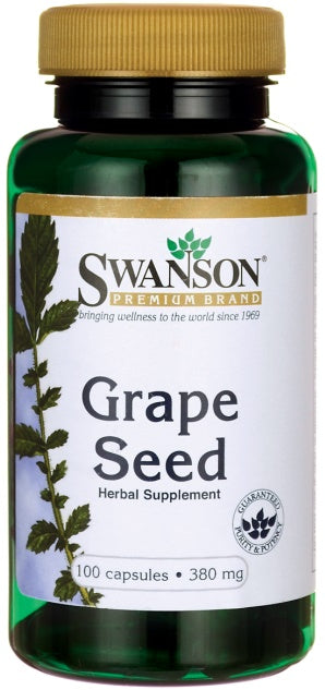 Swanson Grape Seed 380mg, 100 Capsules
