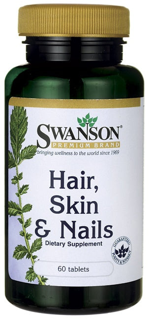 Swanson Hair Skin & Nails, 60 Tablets