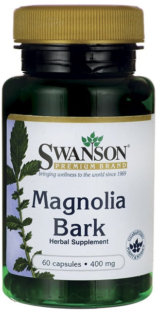 Swanson Magnolia Bark 400mg, 60 Capsules
