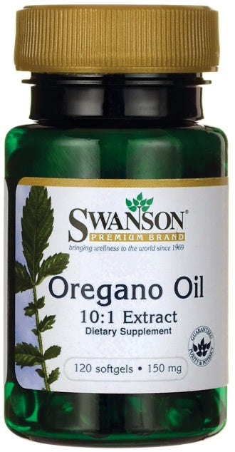 Swanson Oregano Oil 10:1 Extract 150mg, 120 Softgels