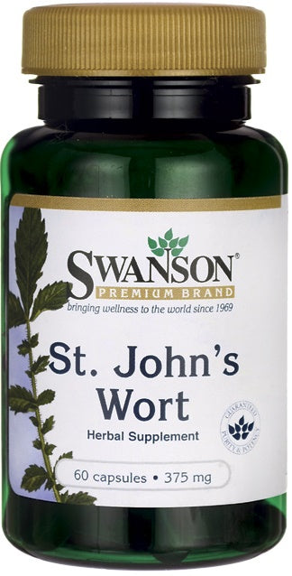 Swanson St. John's Wort 375mg, 60 Capsules