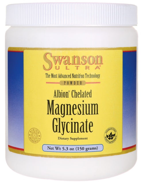 Swanson Albion Chelated Magnesium Glycinate Powder, 150g