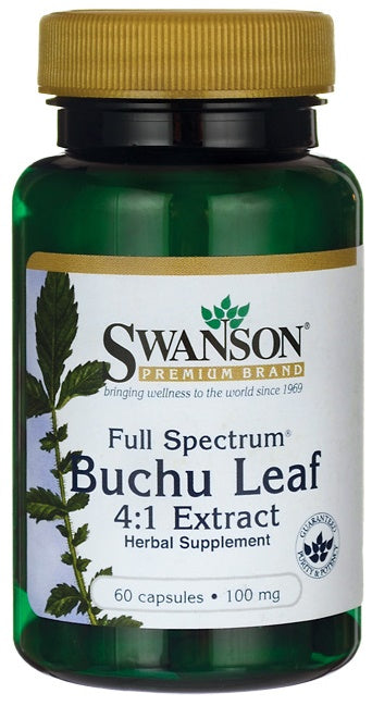 Swanson Full Spectrum Buchu Leaf 4:1 Extract 100mg, 60 Capsules