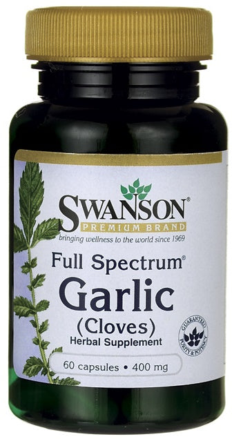 Swanson Full Spectrum Garlic (Cloves) 400mg, 60 Capsules