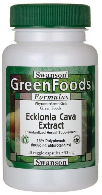 Swanson Ecklonia Cava Extract 53mg, 30 vCapsules