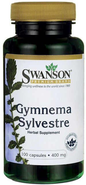 Swanson Gymnema Sylvestre Leaf 400mg, 100 Capsules