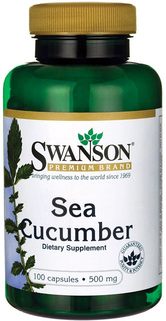 Swanson Sea Cucumber 500mg, 100 Capsules