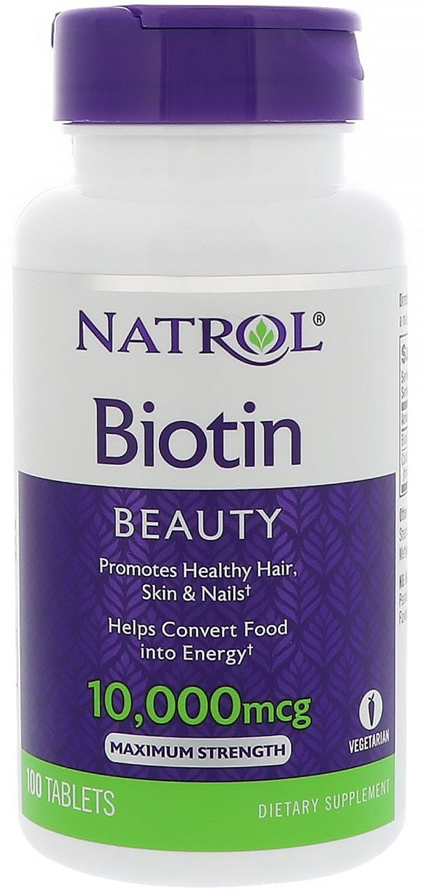 Natrol Biotin 10 000mcg, 100 Tablets
