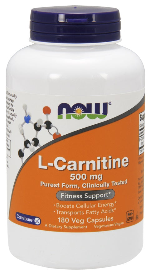 Now Foods L-Carnitine 500mg, 180 vCapsules