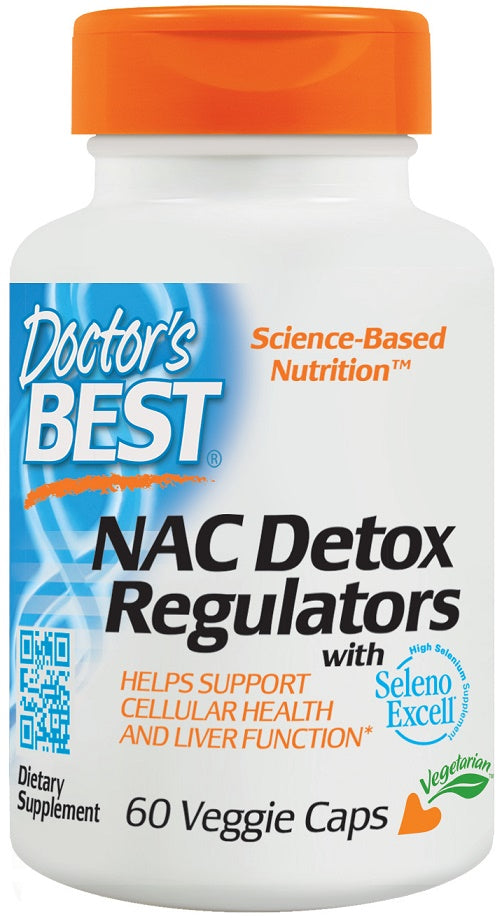 Doctor's Best NAC Detox Regulators, 60 vCapsules